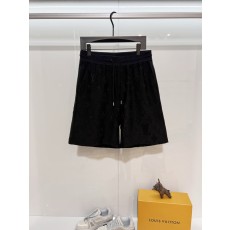 루이비통 모노그램 타월 자수 캐주얼 반바지 001-190340