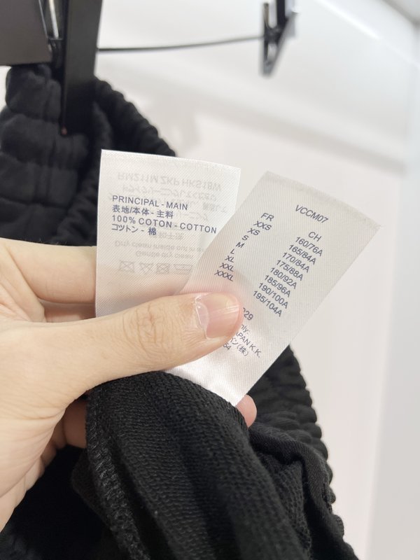 루이비통 클래식 블루 자수 캐주얼 반바지 001-190343