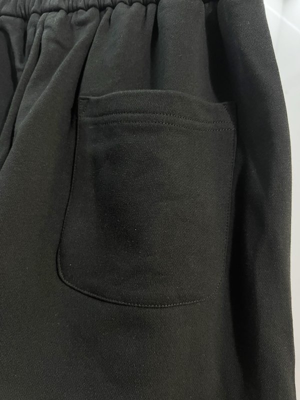 루이비통 클래식 블루 자수 캐주얼 반바지 001-190343