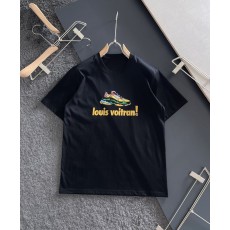 루이비통 남성 심플 반팔 티셔츠 001-190351