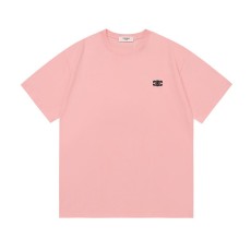 셀린 심플 자수 로고 반팔 티셔츠 001-190568