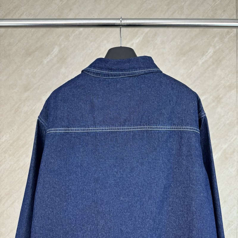 셀린 자수 데님 셔츠 001-190578