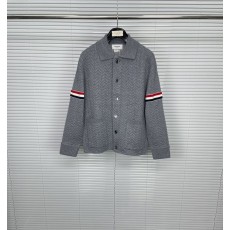 톰브라운 헤링본 칼라 카디건 코트 001-190634