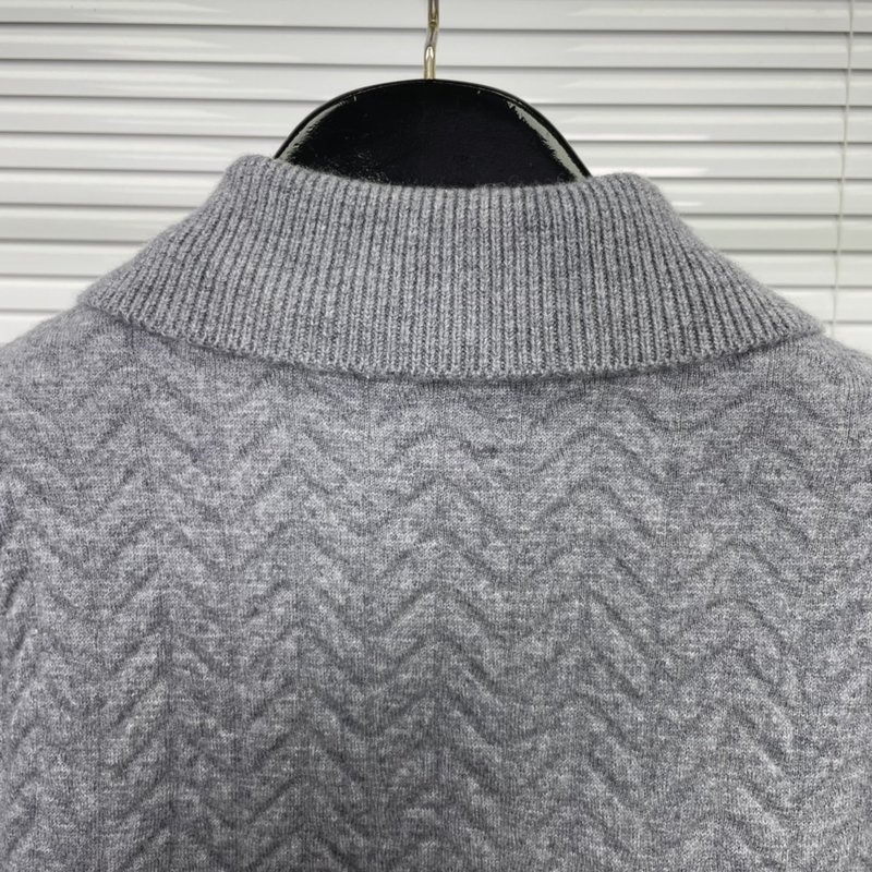 톰브라운 헤링본 칼라 카디건 코트 001-190634