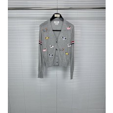 톰브라운 카툰 강아지 V 넥 가디건 001-190655