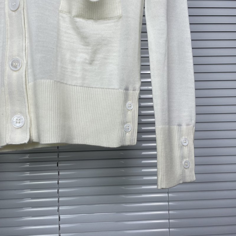 톰브라운 메리노 울 4 바 카디건 001-190660