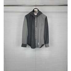 톰브라운 후드 컬러블록 자켓 아우터 001-190699