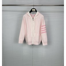 톰브라운 세로 스트라이프 울 후드 카디건 001-190766