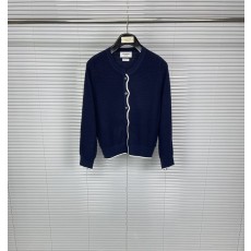 톰브라운 라운드 넥 스트라이프 니트 가디건 001-190784