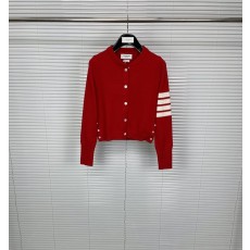톰브라운 레드 백 강아지 카드건 니트 001-190821