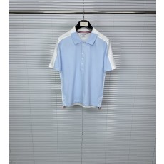 톰브라운 2025SS 스플릿 컬러 포로 셔츠 001-190878