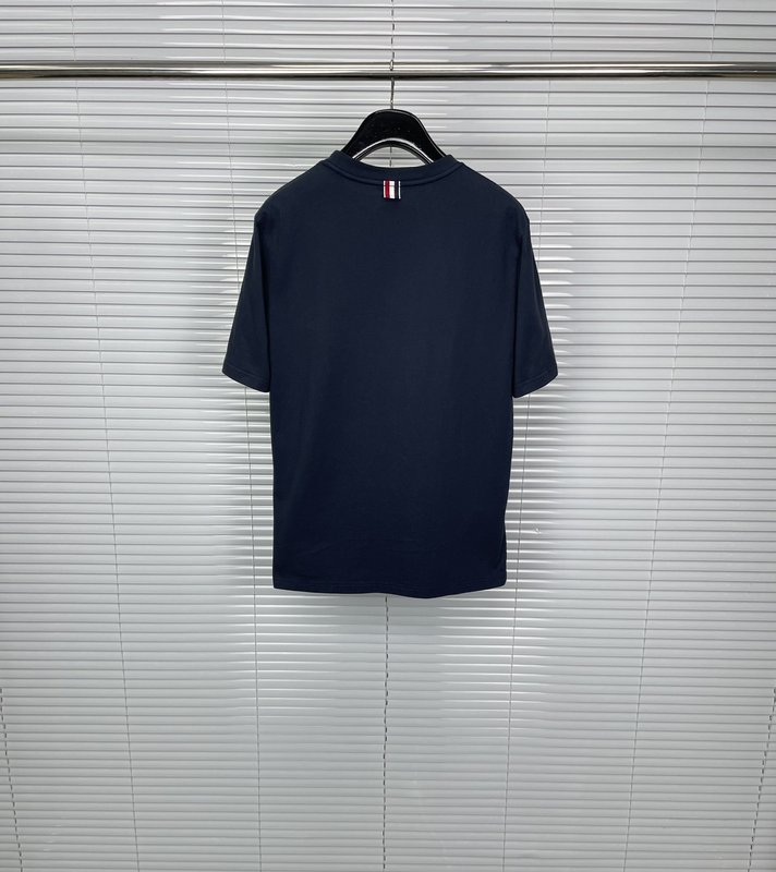 톰브라운 앵커 프린트 순면 라운드 티셔츠 001-190896