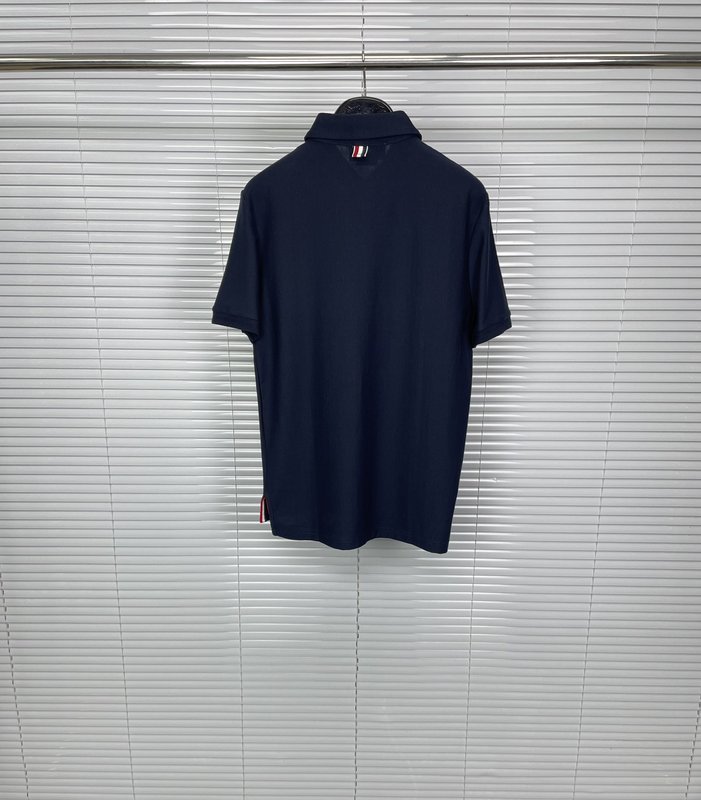 TB 스트라이프 칼라 폴로 셔츠 순면 오버사이즈 001-190902