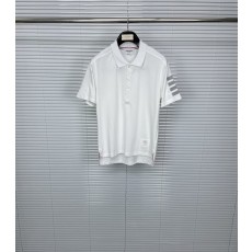 톰브라운 4 줄 칼라 포로 셔츠 짧은 소매 001-190938