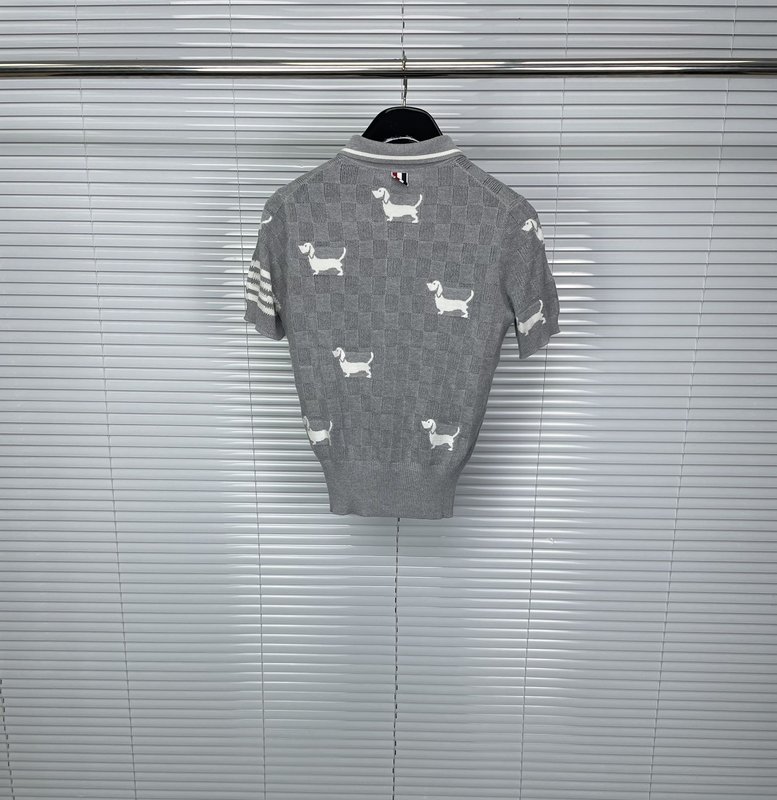 TB 도그 모자이크 니트 폴로 숏슬리브 001-190956