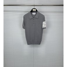톰브라운 4 바게트 니트 반팔 티셔츠 001-190965