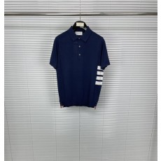 톰브라운 남성 니트 반팔 폴로 셔츠 001-190990