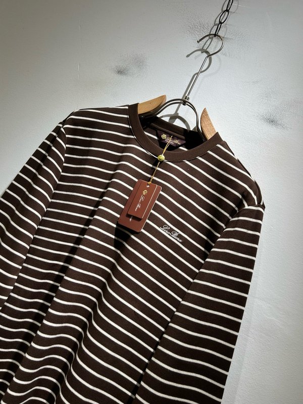 로로피아나 2025 F/W 남성 스트라이프 티셔츠 001-191092