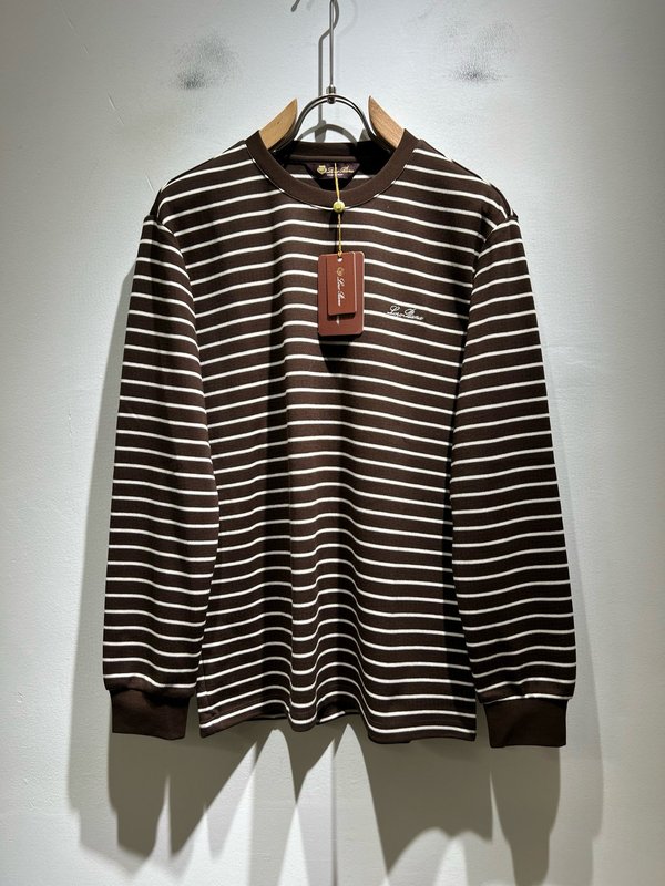 로로피아나 2025 F/W 남성 스트라이프 티셔츠 001-191092