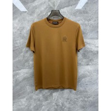 로로피아나 남성 아세테트 혼방 심플 반팔 티셔츠 001-191107