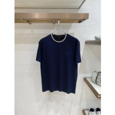 로로피아나 남성용 더블 머서리스 코튼 티셔츠 001-191111