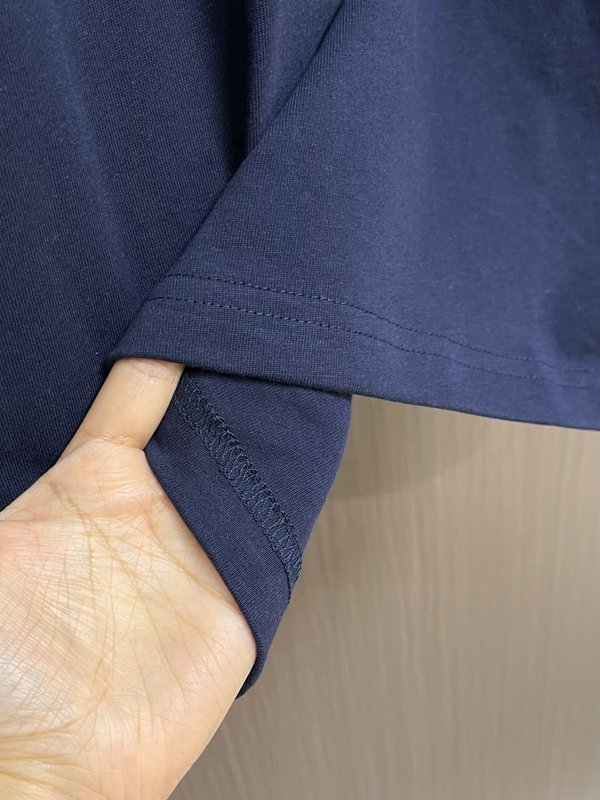 로로피아나 양면 액상 암모니아 면 반팔 티셔츠 001-191118