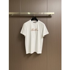 로로피아나 여름 양면 액면 코튼 반팔 티셔츠 001-191119