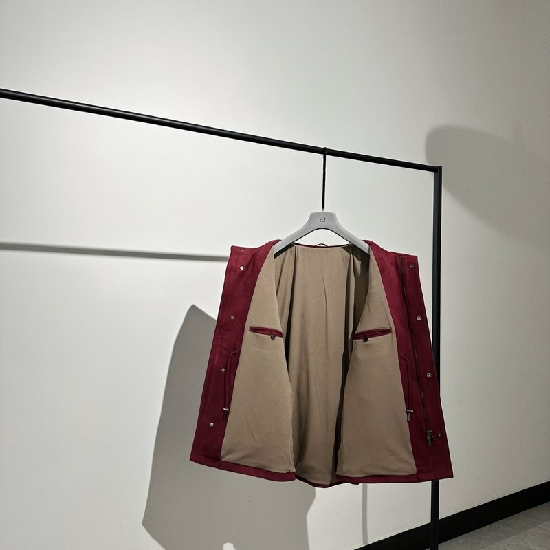 로로피아나 스타일 스웨이드 헌팅 재킷 001-191124