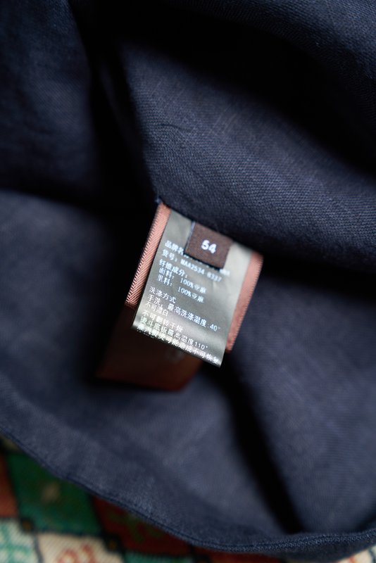 로로피아나 리넨 더블 지퍼 후드 자켓 001-191139