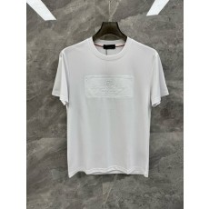 로로피아나 남성 머서라이즈 코튼 반팔 티셔츠 001-191183