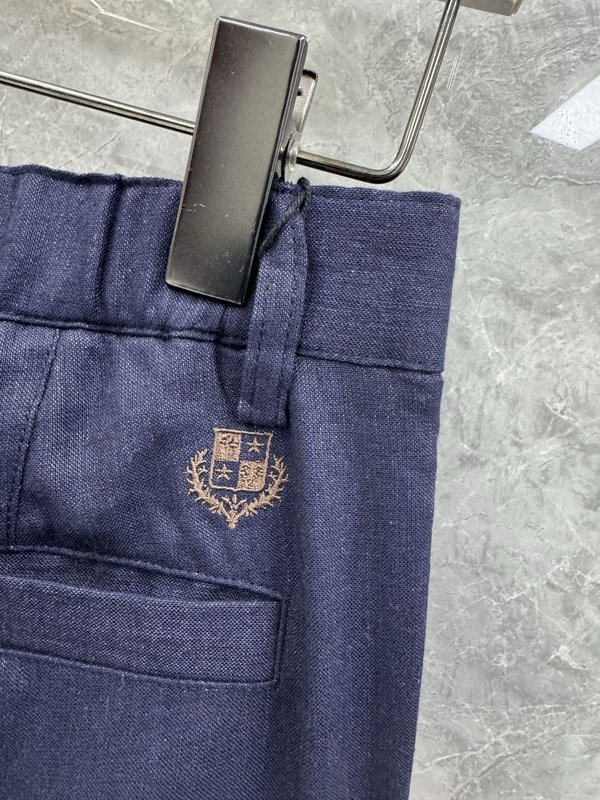 LP 반신축 비즈니스 캐주얼 리넨 바지 001-191236