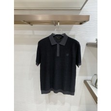 로로피아나 남성 린넨 니트 폴로 셔츠 001-191270