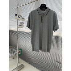 로로피아나 남성 세로 줄무늬 니트 셔츠 001-191337