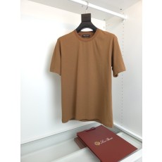 로로피아나 2026 캡슐 시리즈 리넨 라운드 티셔츠 001-191346