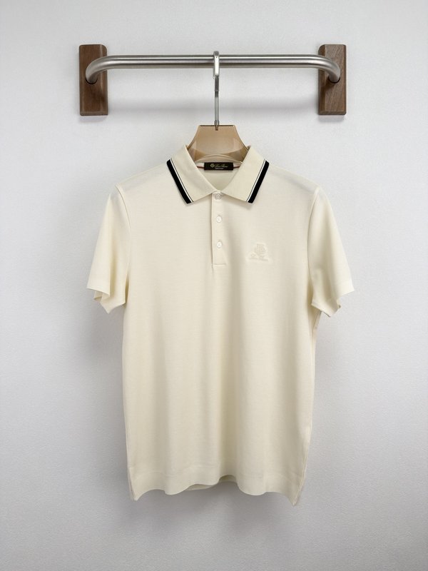 로로피아나 남성 피케 폴로 셔츠 001-191351