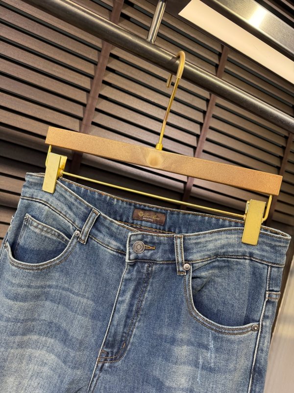 로로피아나 남성 슬림핏 데님 팬츠 2026 SS 001-191364