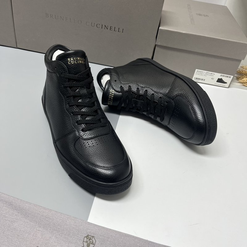 브루넬로 쿠치넬리 겨울 남성용 미들탑 부츠 001-191370