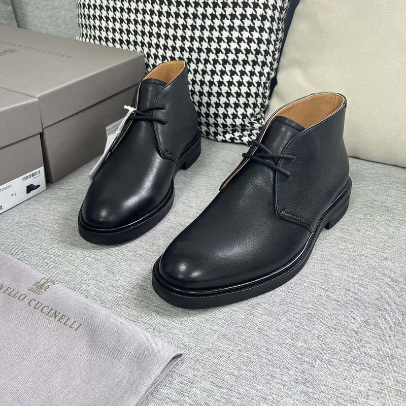 BC 브루넬로 쿠치넬리 남성 블랙 부츠 001-191371