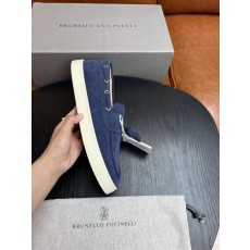 브루넬로 쿠치넬리 남성 스웨이드 로퍼 001-191406