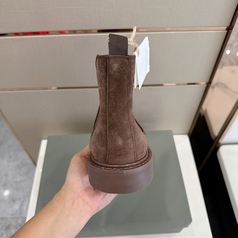 브루넬로 쿠치넬리 남성 첼시 부츠 001-191450