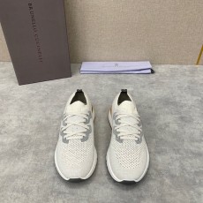 브루넬로 쿠치넬리 혼색 니트 운동화 001-191477