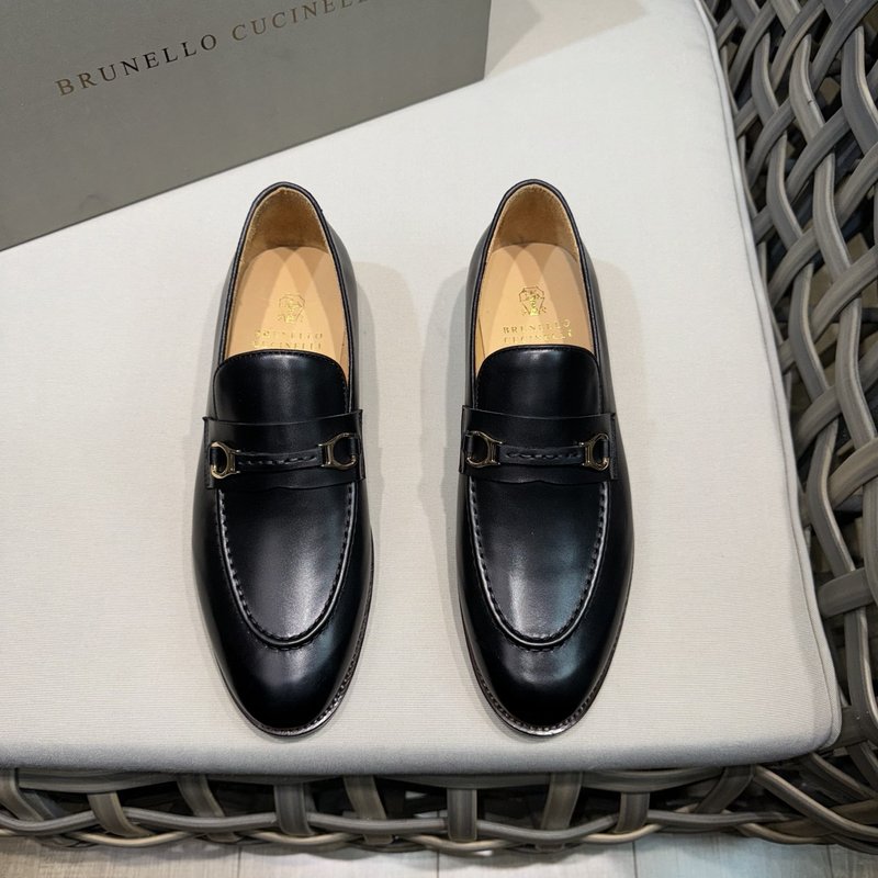 Brunello Cucinelli 가죽 모카신 001-191516