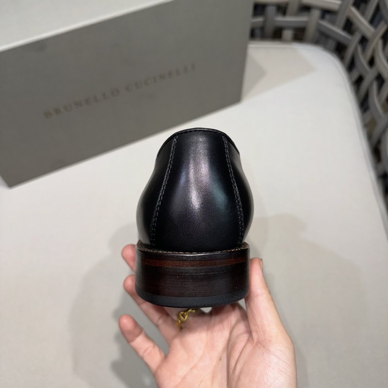 Brunello Cucinelli 가죽 모카신 001-191516
