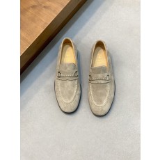 브루넬로 쿠치넬리 스웨이드 로퍼 001-191540