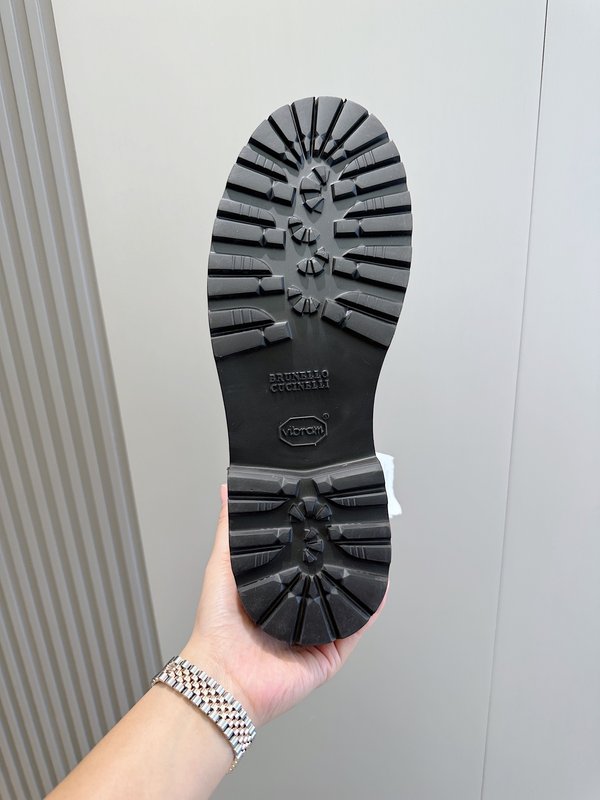 브루넬로 쿠치넬리 가을 겨울 스웨이드 등산 부츠 001-191637
