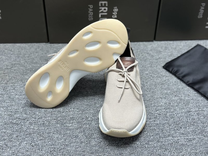 Berluti 섀도우 니트 스니커즈 001-191656