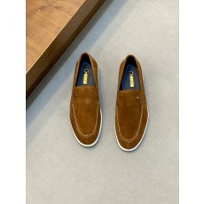 ZILLI 프랑스 럭셔리 남성용 통기성 가죽 로퍼 001-191730