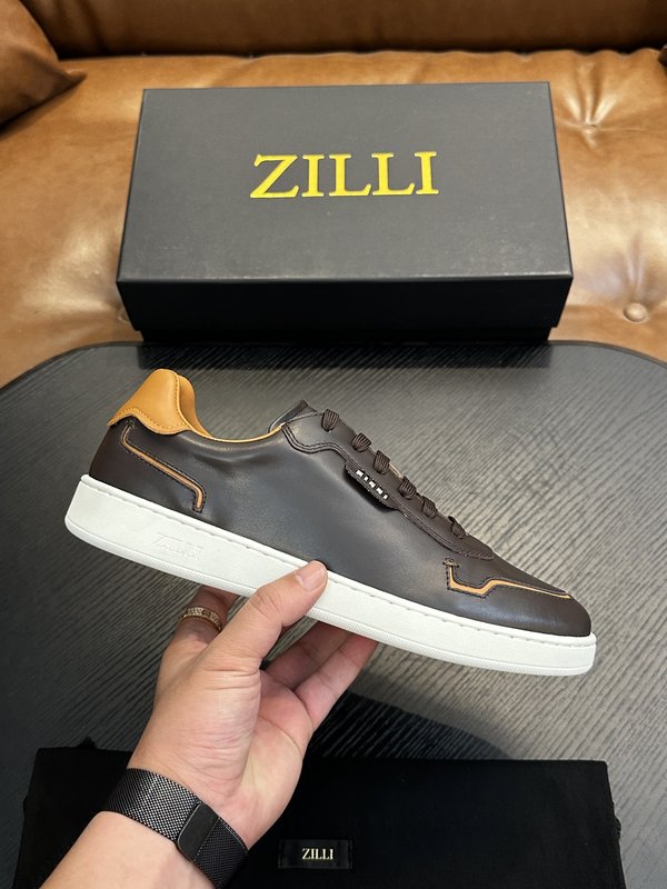 Zilli 이탈리아 남성 수제 송아지 가죽 구두 001-191751