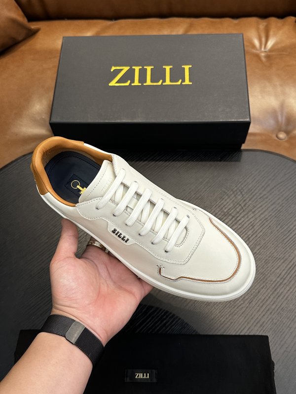 Zilli 이탈리아 남성 수제 송아지 가죽 신발 001-191752