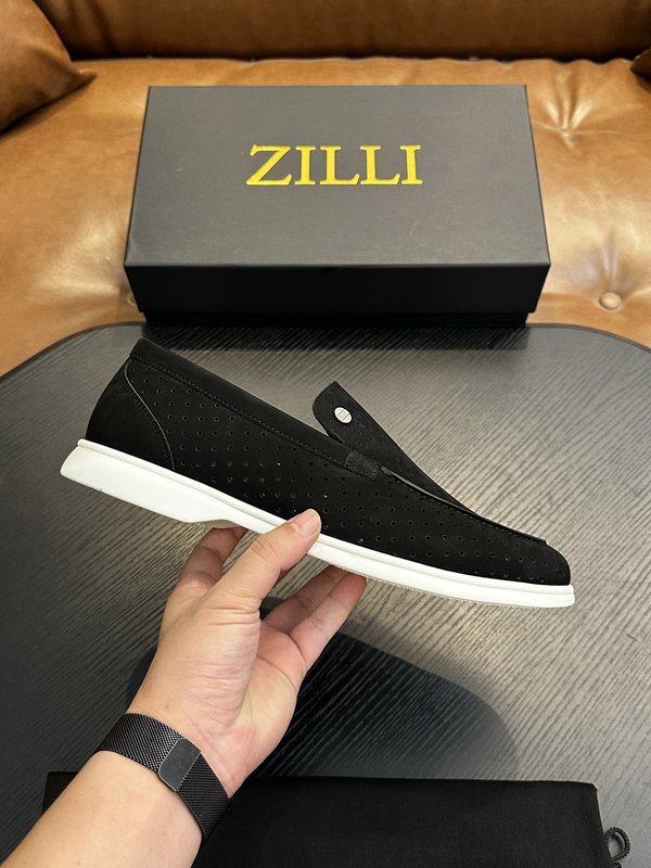Zilli 이탈리아 남성 수제 송아지 가죽 구두 001-191753